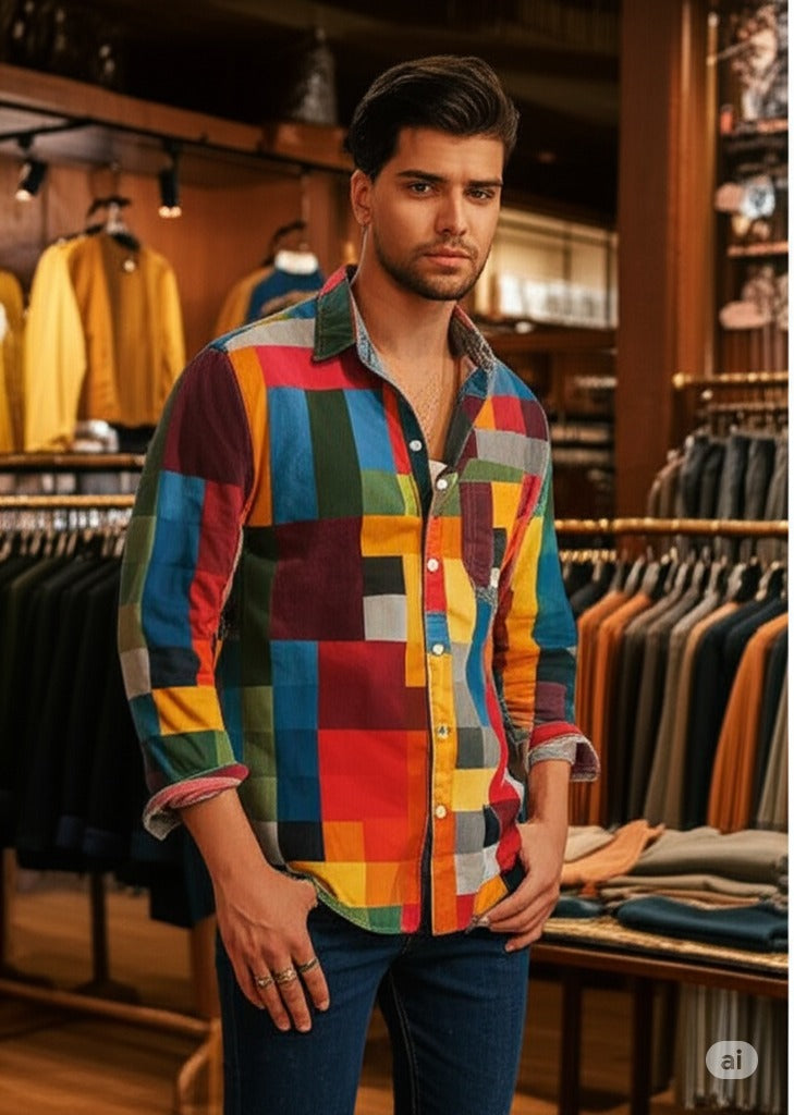 GÉRARD | Camisa elegante con bolsillo práctico