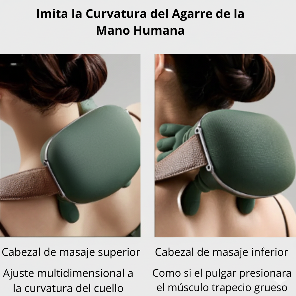Masajeador relajante portátil para cuello y espalda